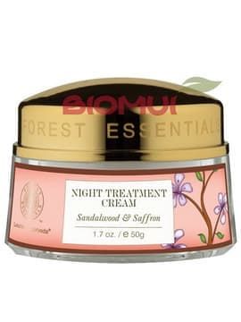 Натуральный ночной крем для лица с сандалом и шафраном "Forest Essentials" от BioMui Натуральный ночной крем для лица с сандалом и шафраном "Forest Essentials" от BioMui