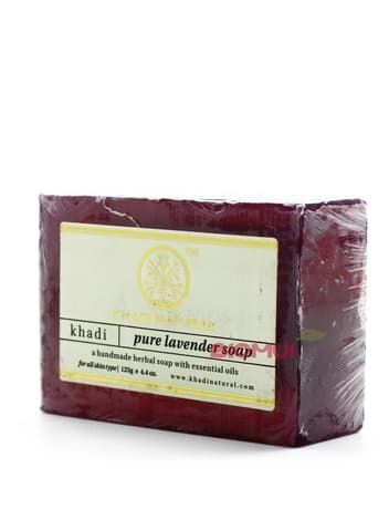 Натуральное глицериновое мыло с лавандой Khadi Натуральное глицериновое мыло с лавандой KhadiМыло<br><br>