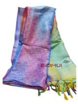 Шелковый платок с градиентной заливкой "Хамелеон" (цвета радуги)