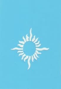 Самоклеющийся трафарет для тату 