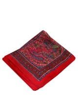 Шелковый платок (темно-красный)