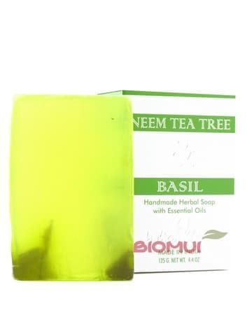 Антисептическое мыло с базиликом, чайным деревом и нимом «Indian Khadi»
