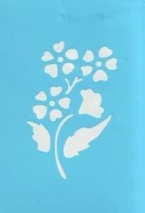 Самоклеющийся трафарет для менди 