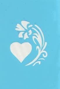 Самоклеющийся трафарет для тату 