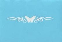 Самоклеющийся трафарет "Butterfly tatoo"