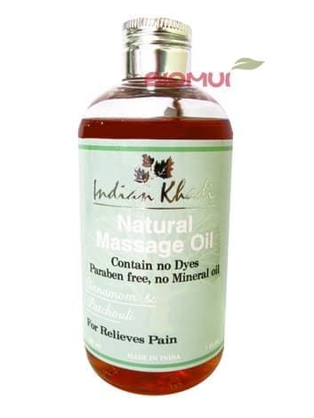 Согревающее массажное масло с корицей и пачули 