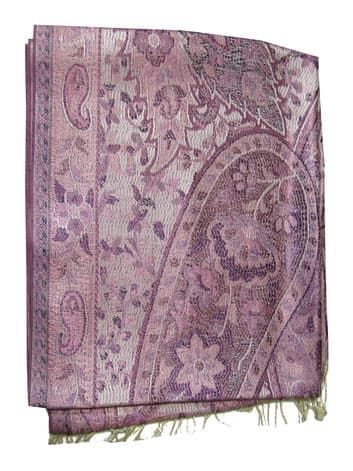 Шелковый платок с отливом плотный двухсторонний (нежное индиго)