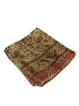 Шелковый платок (серый с красным принтом)