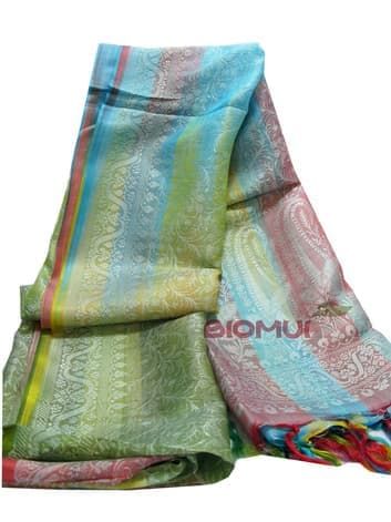 Шелковый платок с градиентной заливкой 