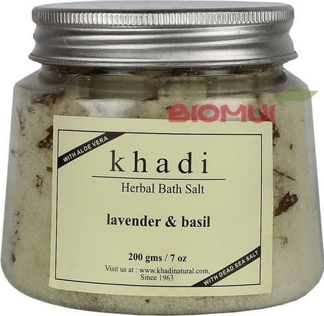Травяная соль для ванны с лавандой и базиликом 