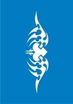 Самоклеющийся трафарет "Heart tatoo"