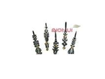 Бинди для тела (тату из страз) "SilverBlack"