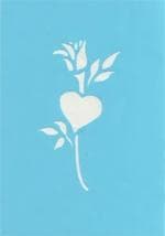 Самоклеющийся трафарет "Rosen Heart"